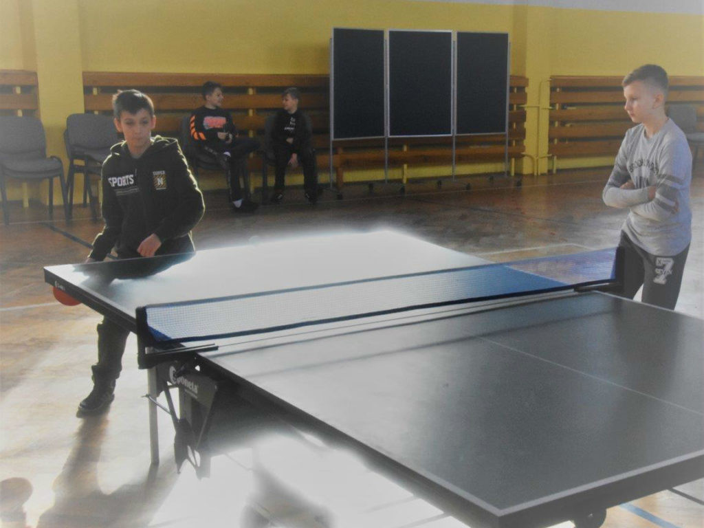 Turniej Tenisa Stołowego o Puchar Wójta rozegrany