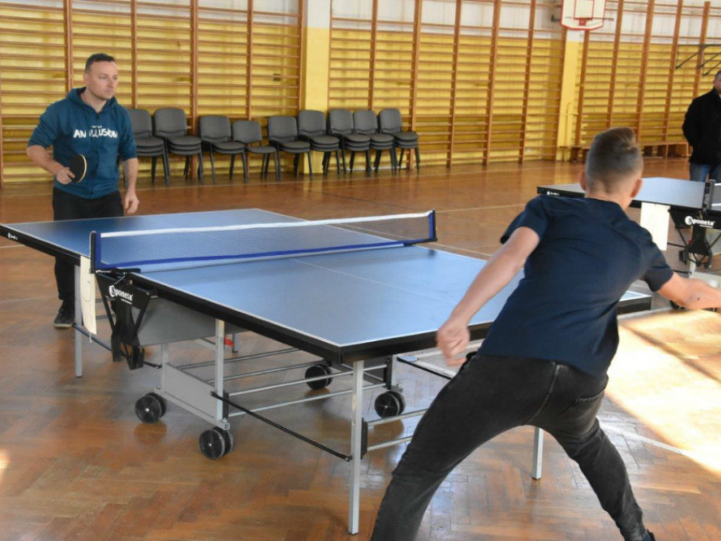 Turniej Tenisa Stołowego o Puchar Wójta rozegrany