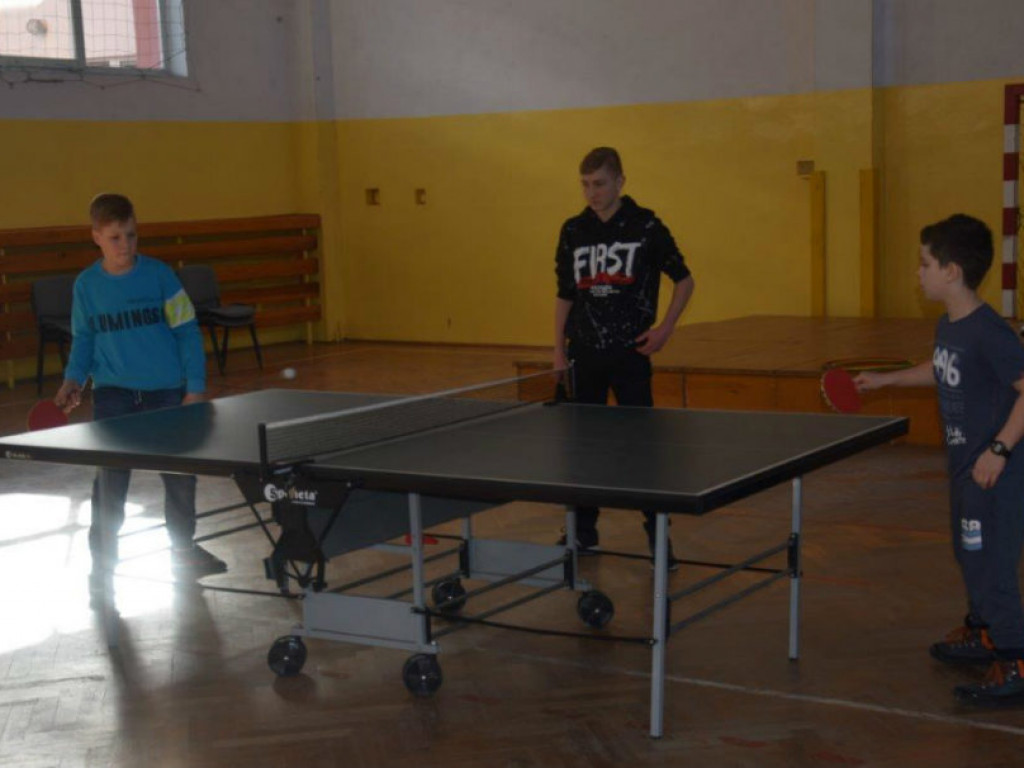 Turniej Tenisa Stołowego o Puchar Wójta rozegrany