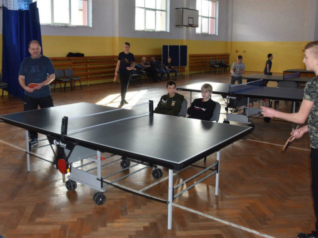 Turniej Tenisa Stołowego o Puchar Wójta rozegrany