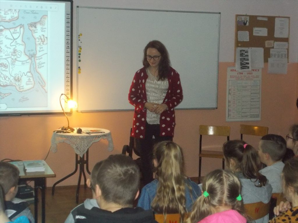Spotkanie autorskie w Szkole Podstawowej w Ostrówkach