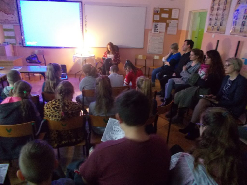 Spotkanie autorskie w Szkole Podstawowej w Ostrówkach