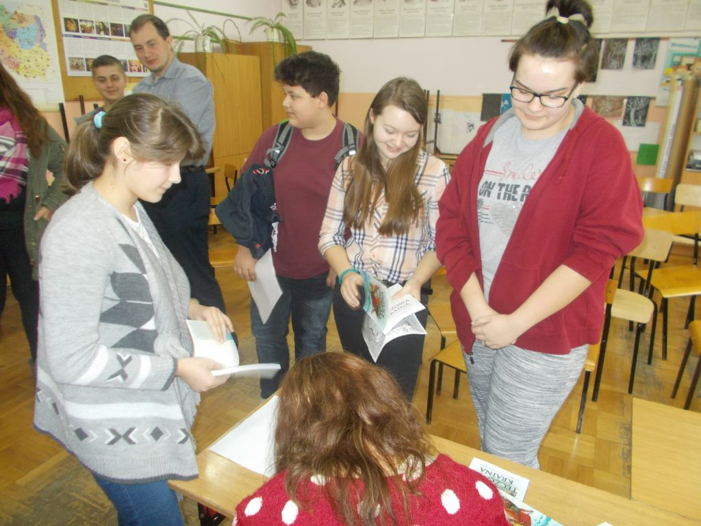 Spotkanie autorskie w Szkole Podstawowej w Ostrówkach