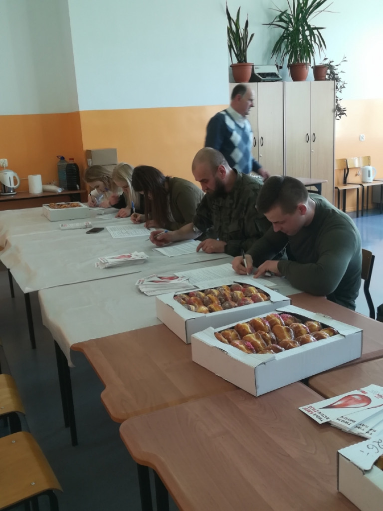 Oddawanie krwi w ZSP