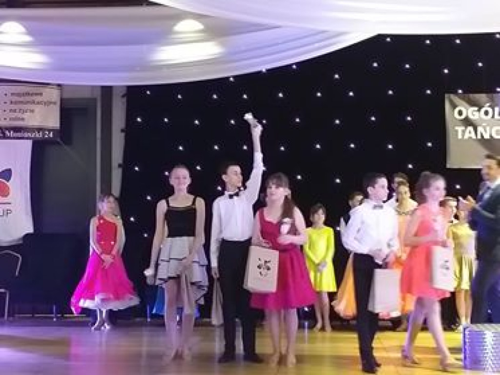 Młodzi tancerze z Radzynia na turnieju w Janowie Podlaskim