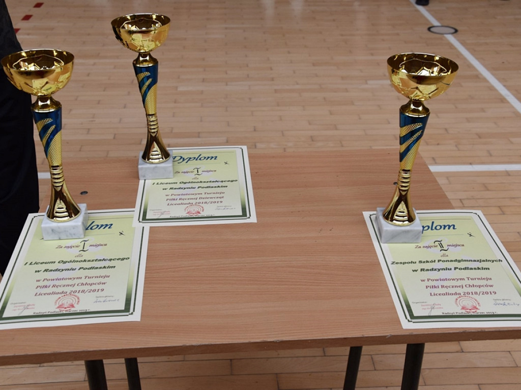 Mistrzostwa Powiatu w Piłkę Ręczną Dziewcząt i Chłopców - Licealiada 2018/2019