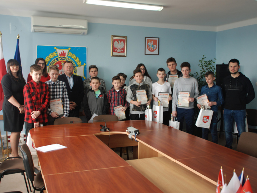 Eliminacje gminne Ogólnopolskiego Turnieju Wiedzy Pożarniczej w gminie Ulan-Majorat: