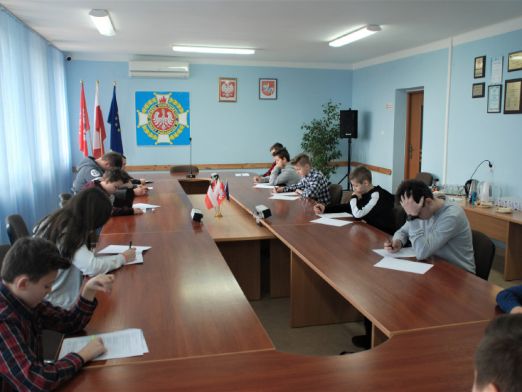 Eliminacje gminne Ogólnopolskiego Turnieju Wiedzy Pożarniczej w gminie Ulan-Majorat: