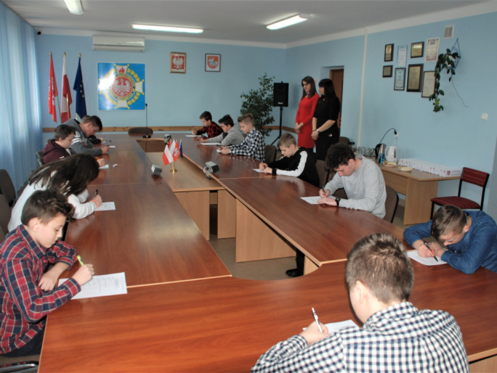 Eliminacje gminne Ogólnopolskiego Turnieju Wiedzy Pożarniczej w gminie Ulan-Majorat: