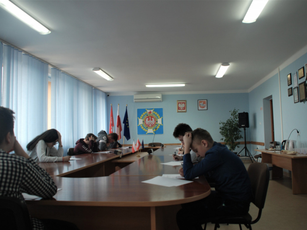 Eliminacje gminne Ogólnopolskiego Turnieju Wiedzy Pożarniczej w gminie Ulan-Majorat: