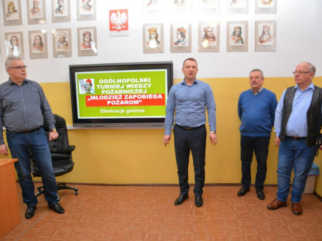 Eliminacje gminne Ogólnopolskiego Turnieju Wiedzy Pożarniczej w gminie Radzyń