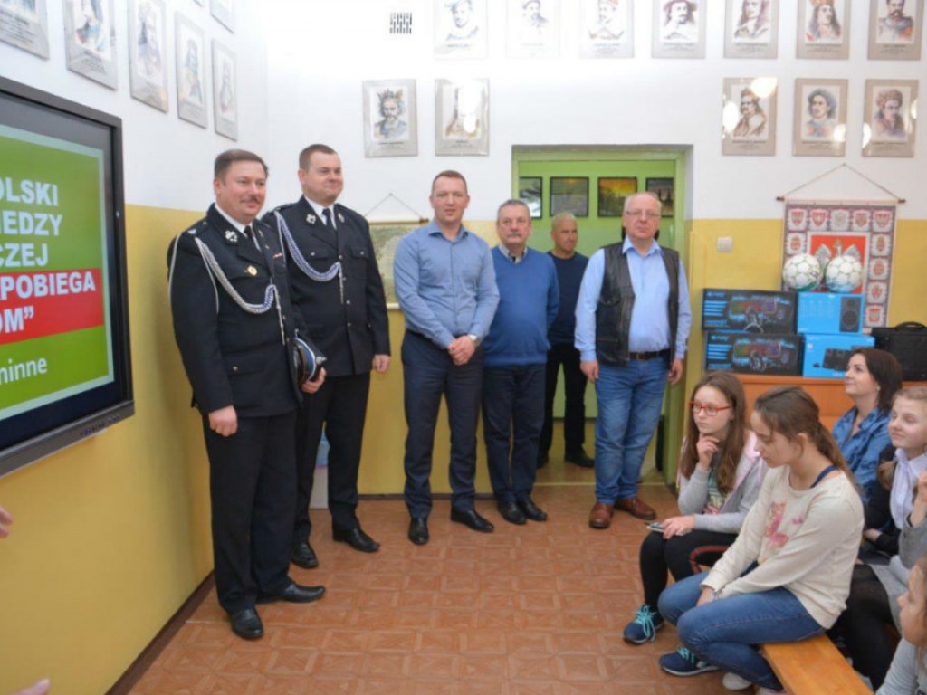 Eliminacje gminne Ogólnopolskiego Turnieju Wiedzy Pożarniczej w gminie Radzyń