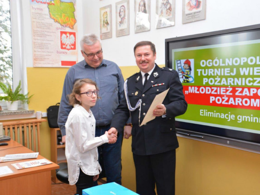 Eliminacje gminne Ogólnopolskiego Turnieju Wiedzy Pożarniczej w gminie Radzyń