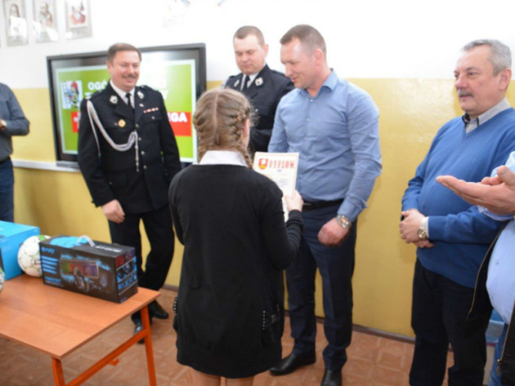 Eliminacje gminne Ogólnopolskiego Turnieju Wiedzy Pożarniczej w gminie Radzyń