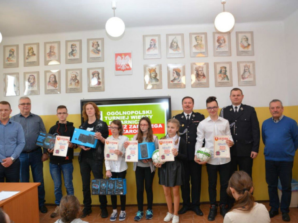 Eliminacje gminne Ogólnopolskiego Turnieju Wiedzy Pożarniczej w gminie Radzyń