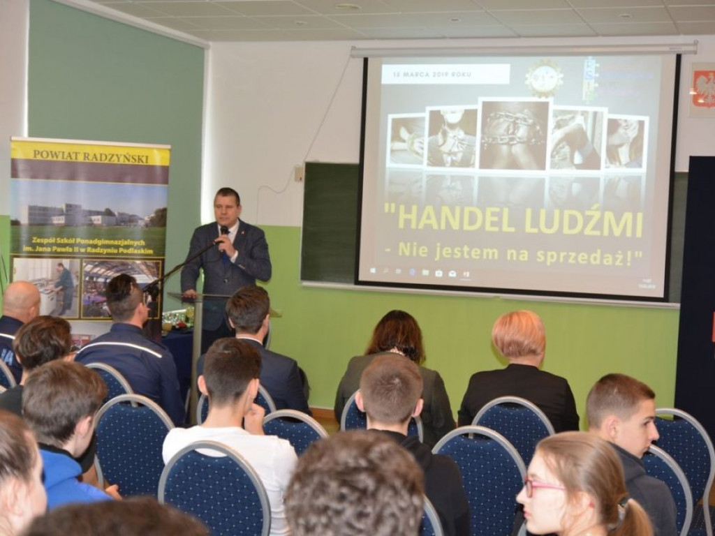 Konferencja w ZSP o handlu ludźmi