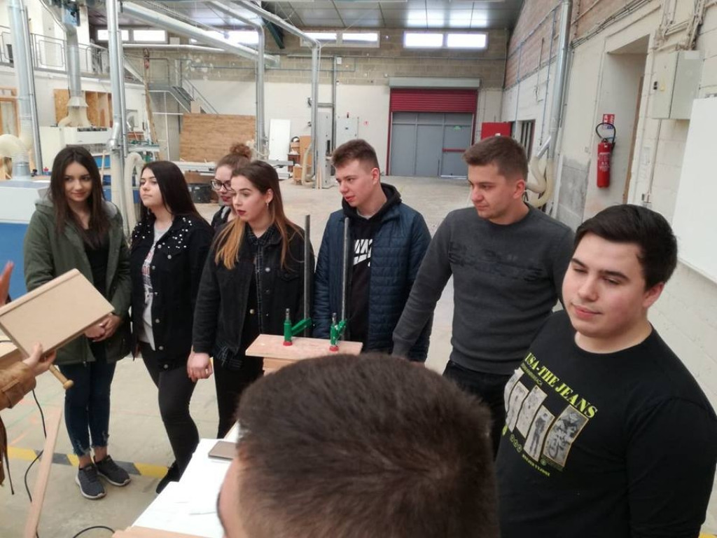 Uczniowie ZSP we Francji