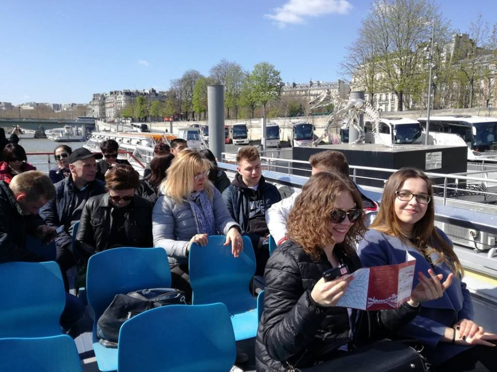 Uczniowie ZSP we Francji