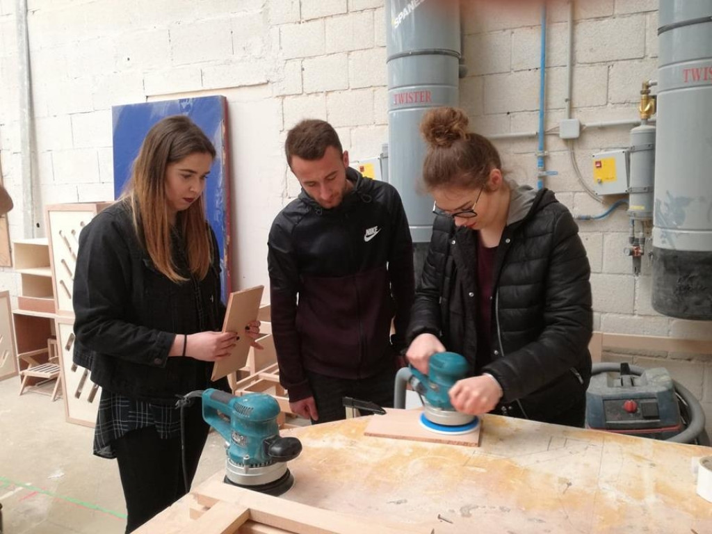 Uczniowie ZSP we Francji