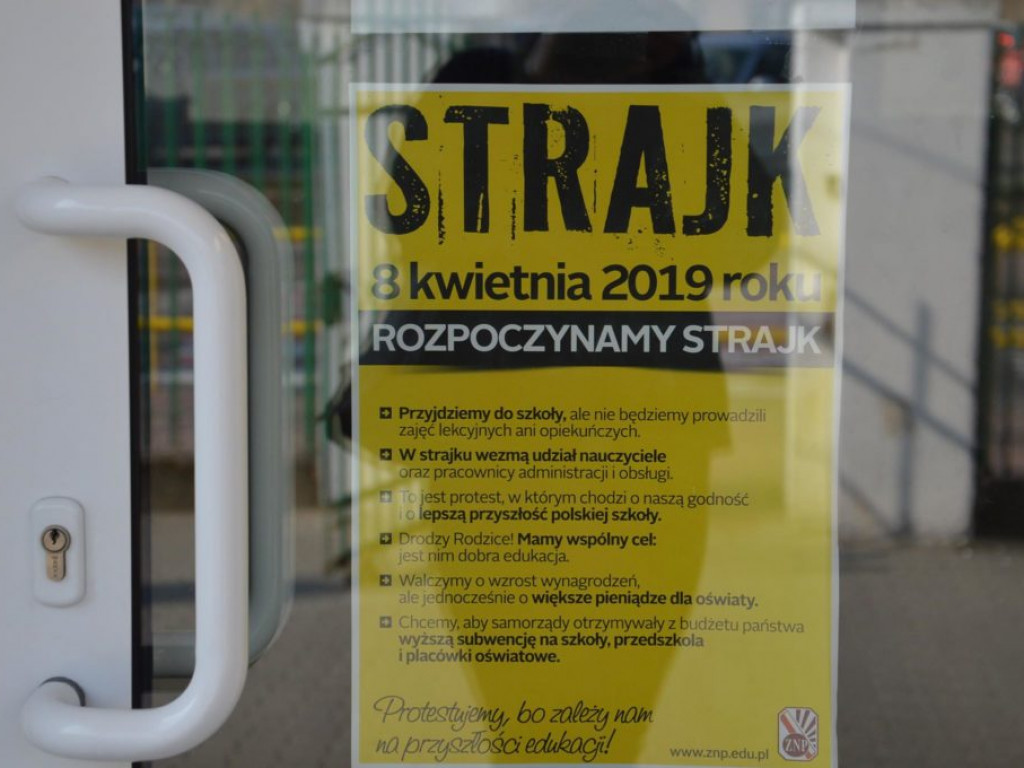 Strajk nauczycieli w Radzyniu