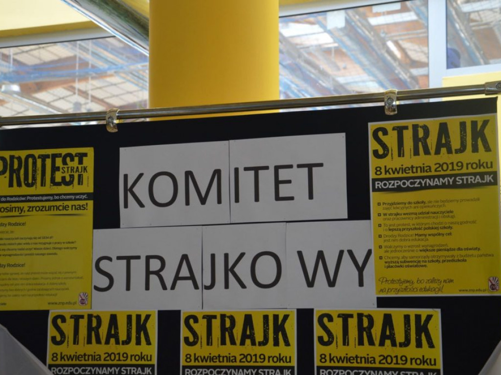 Strajk nauczycieli w Radzyniu