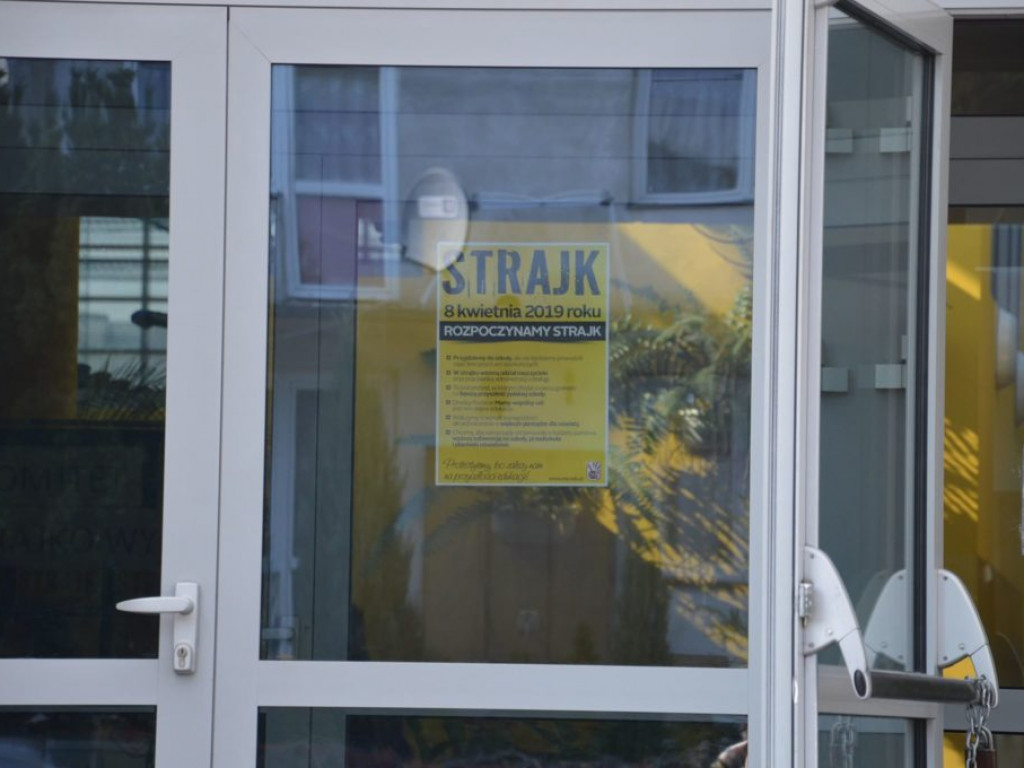 Strajk nauczycieli w Radzyniu