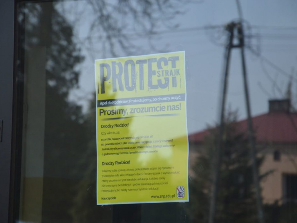 Strajk nauczycieli w Radzyniu