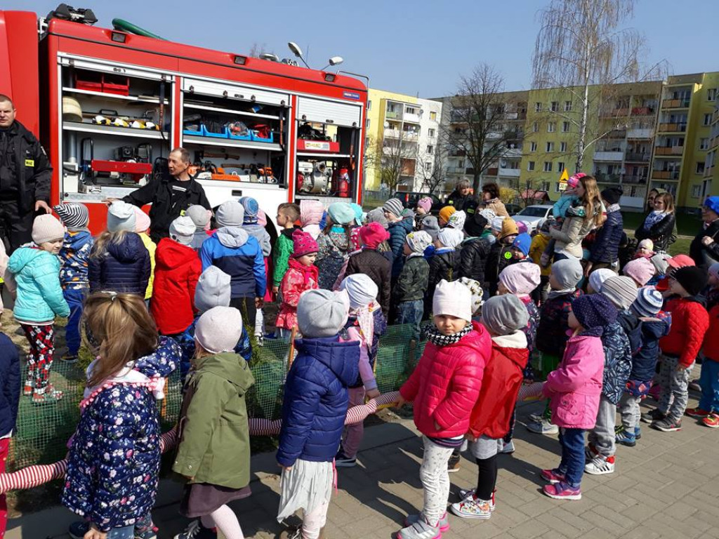 Strażacy w przedszkolu 