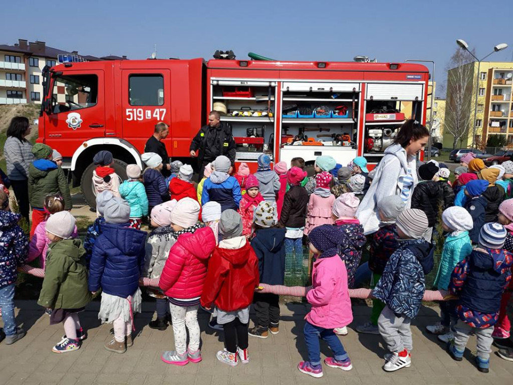 Strażacy w przedszkolu 
