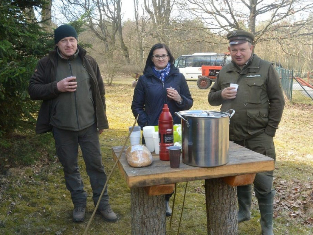 Uczniowie ZSP sadzili las