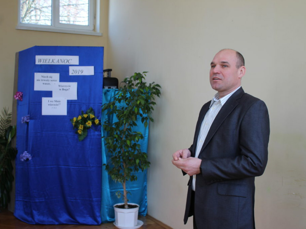 Spotkanie wielkanocne w Warsztatach Terapii Zajęciowej w Kolembrodach