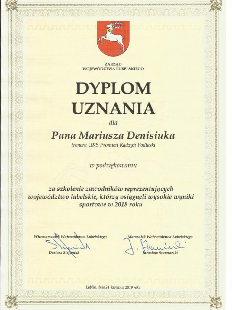 Jakub Kowalczyk i Mateusz Bujek w gronie najlepszych sportowców Lubelszczyzny