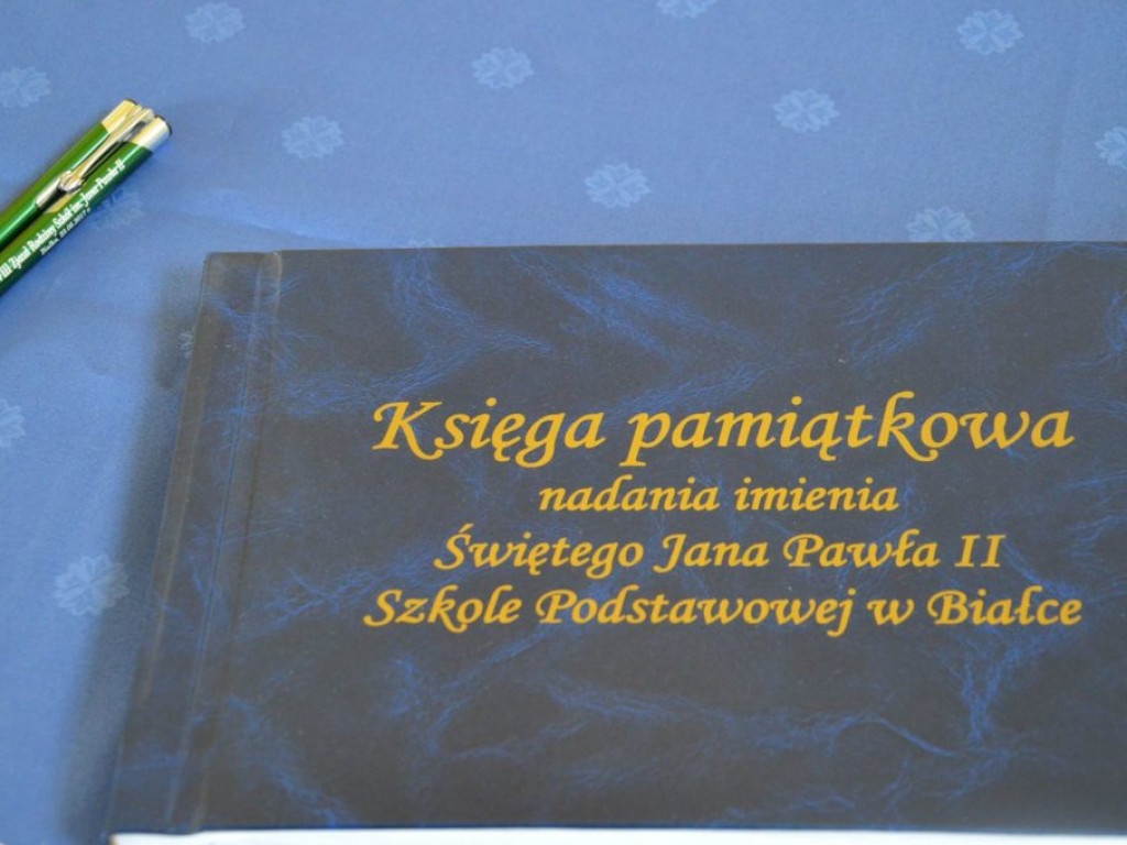 Dzień Patrona w Szkole Podstawowej im. św. Jana Pawła II w Białce