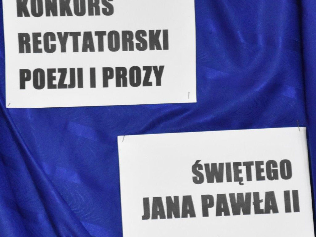 II Powiatowy Konkurs Recytatorski 