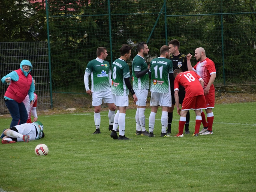 Mecz Unii Żabików z Gromem Kąkolewnica