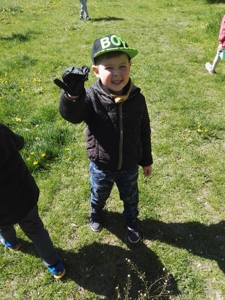 Porządki wokół przedszkola 