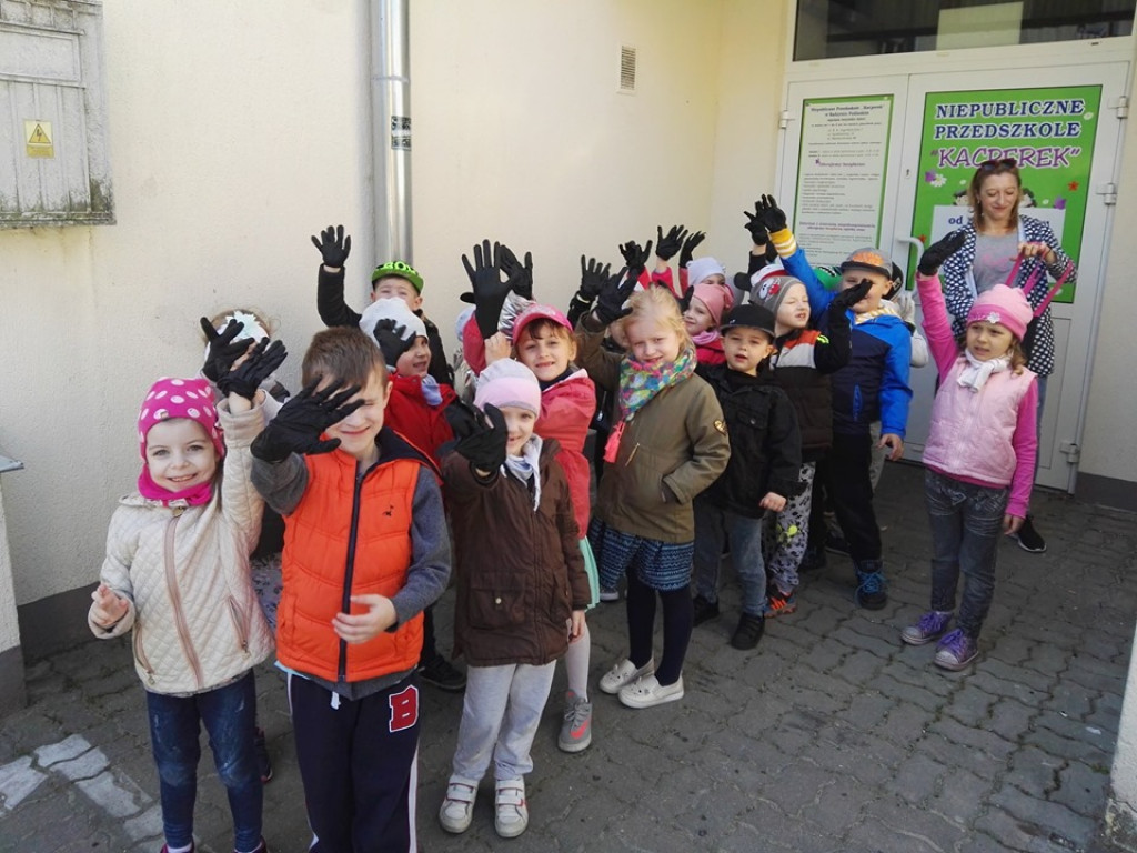 Porządki wokół przedszkola 