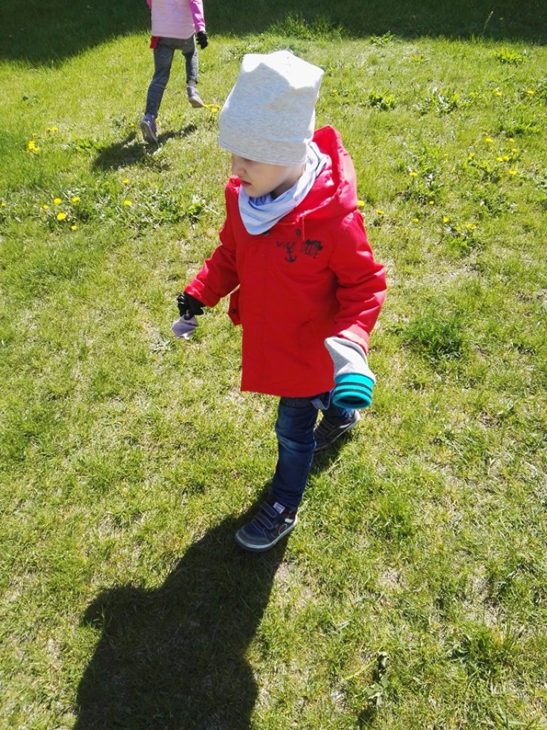 Porządki wokół przedszkola 