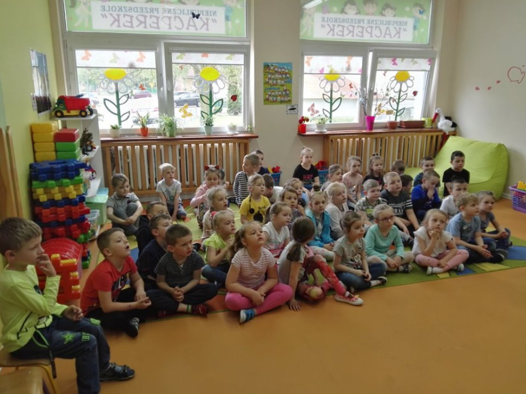 Lekcja o serze w przedszkolu 