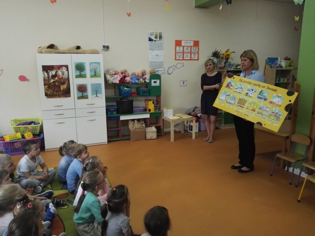 Lekcja o serze w przedszkolu 