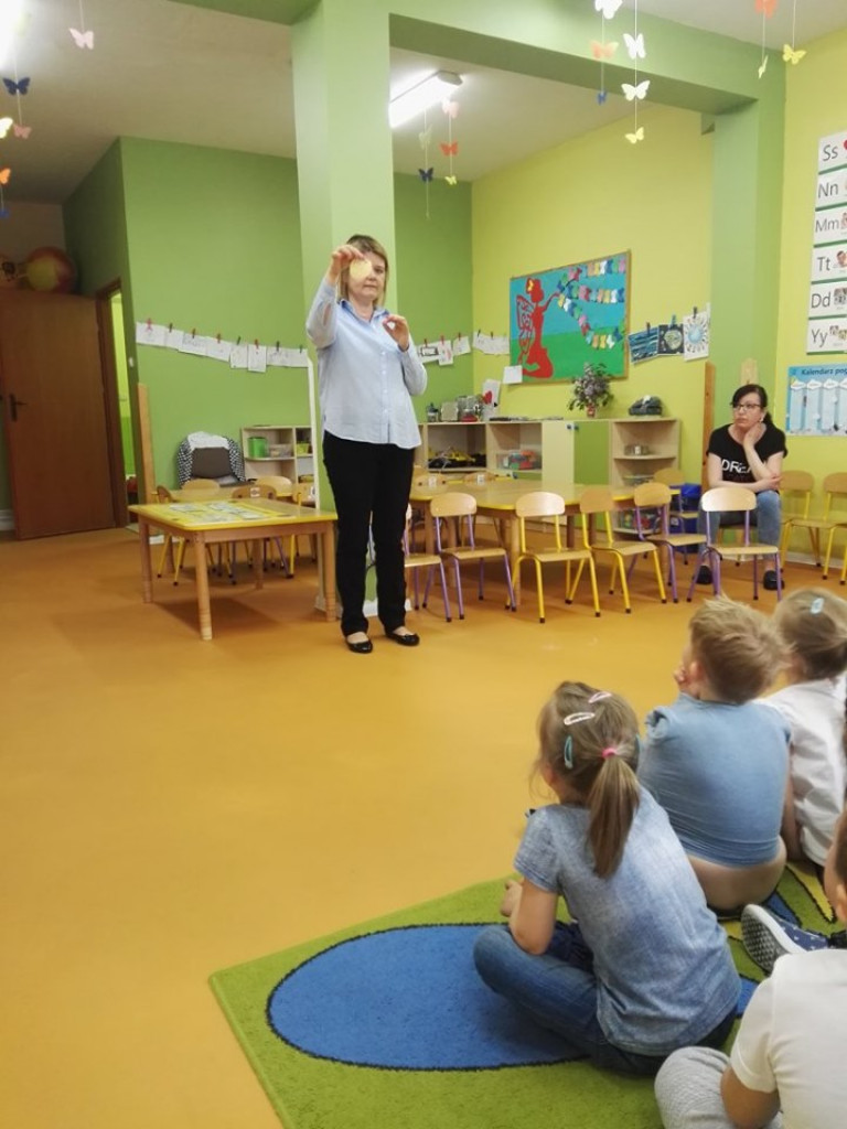 Lekcja o serze w przedszkolu 