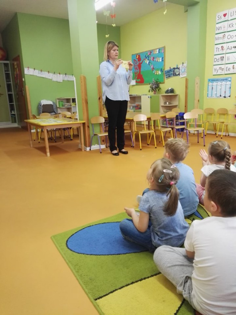 Lekcja o serze w przedszkolu 