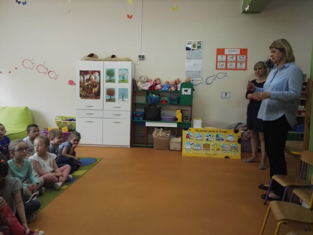 Lekcja o serze w przedszkolu 