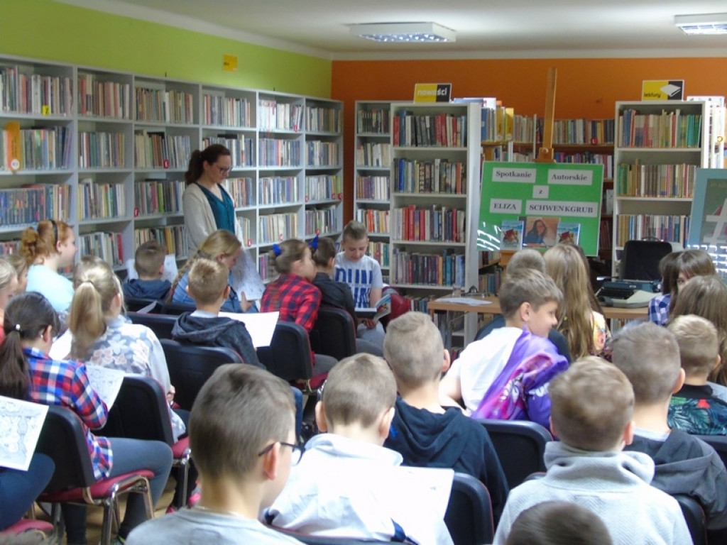 Spotkanie z pisarką Elizą Schwenkgrub
