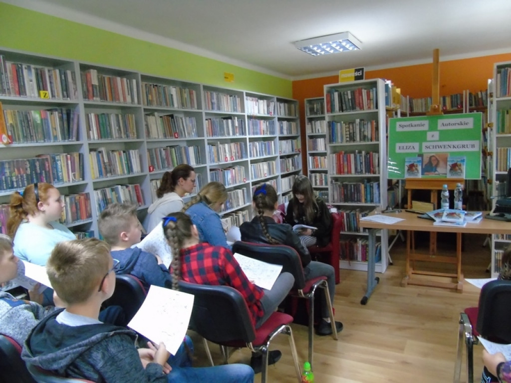 Spotkanie z pisarką Elizą Schwenkgrub