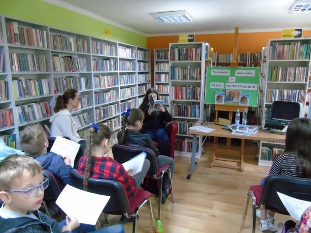 Spotkanie z pisarką Elizą Schwenkgrub