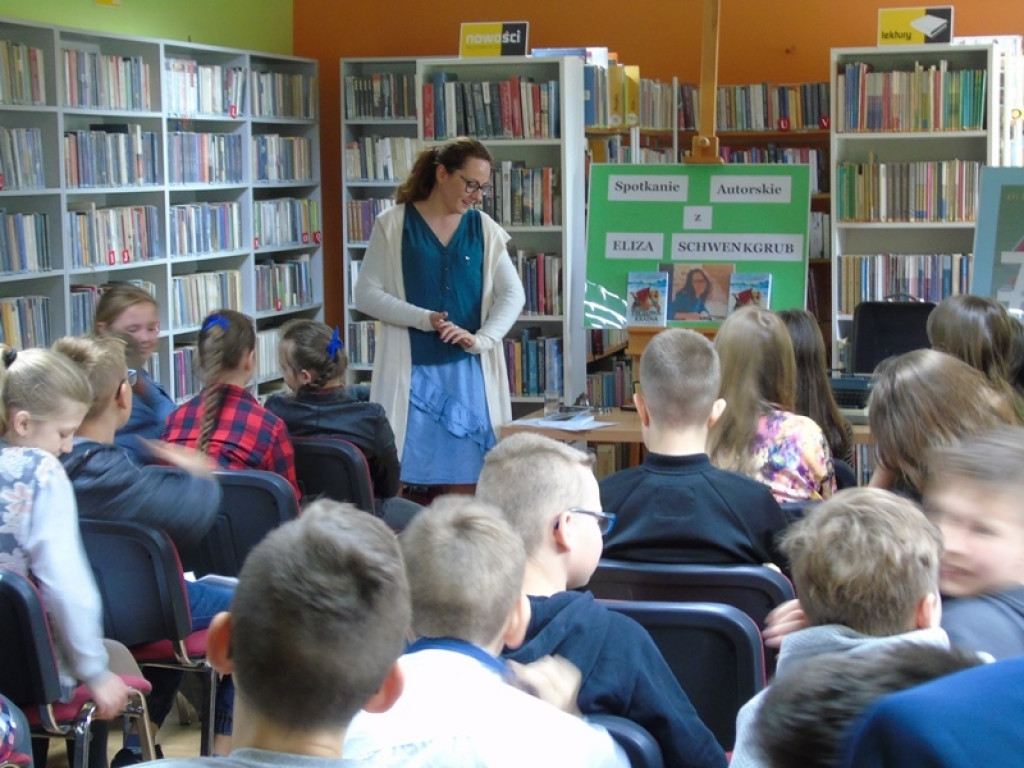 Spotkanie z pisarką Elizą Schwenkgrub