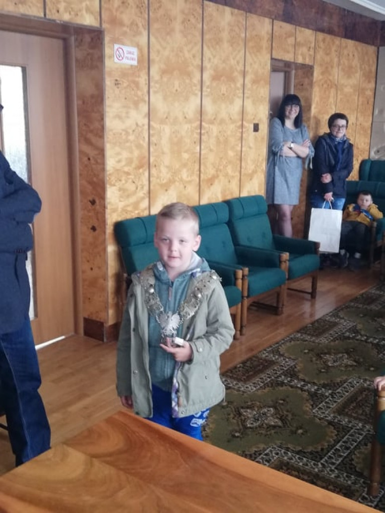 Przedszkolaki z wizytą w Urzędzie Gminy w Ulanie-Majoracie