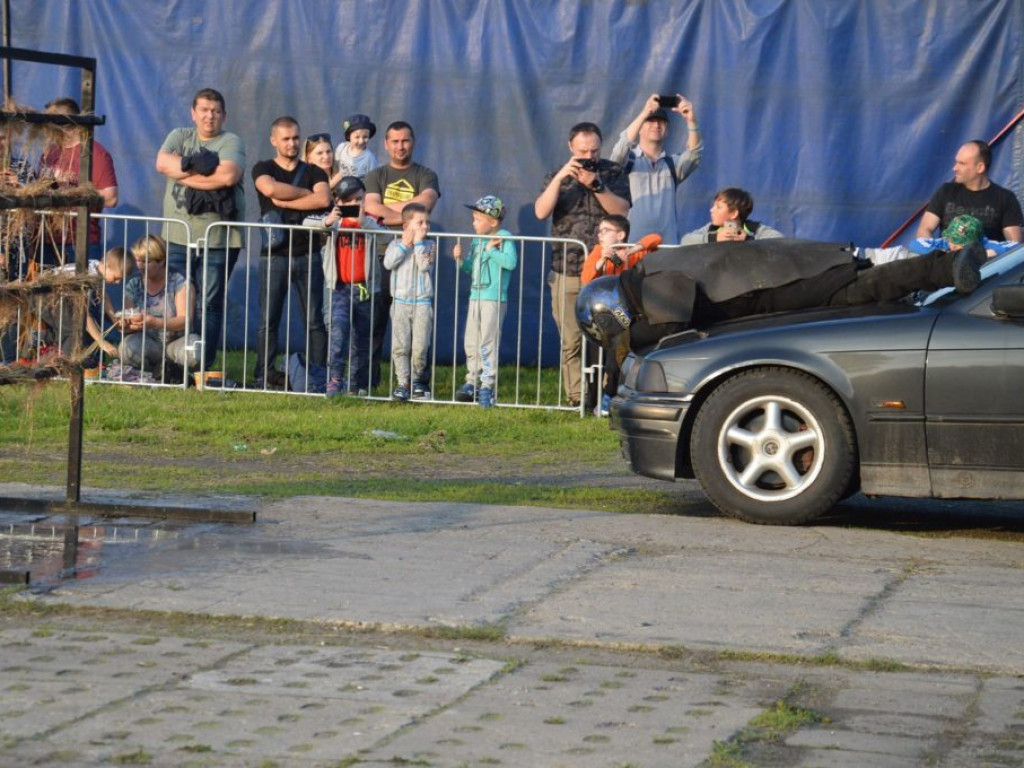 Pokaz kaskaderski w Radzyniu