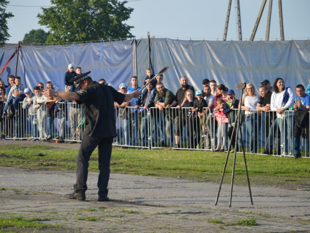 Pokaz kaskaderski w Radzyniu
